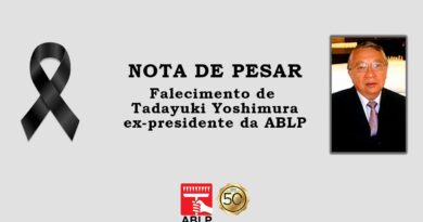 Nota de falecimento Tadayuki Yoshimura