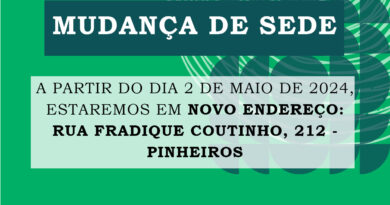 MUDANÇA DE ENDEREÇO