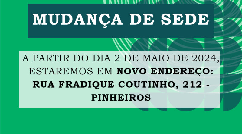 MUDANÇA DE ENDEREÇO