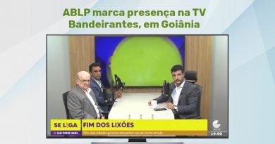 ABLP marca presença na TV Bandeirantes, em Goiânia